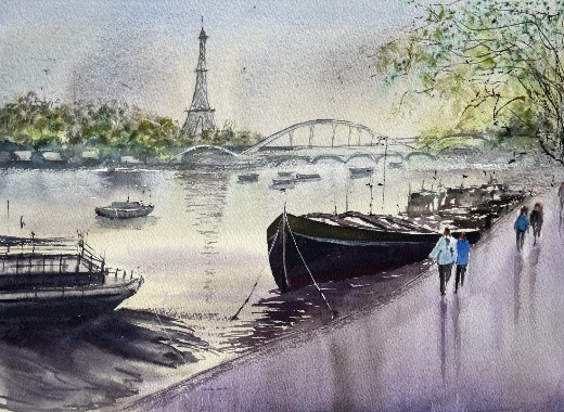 Painting by Joanna P.